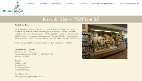 Käse und Bistro Pfäffikon SZ Pfäffikon SZ