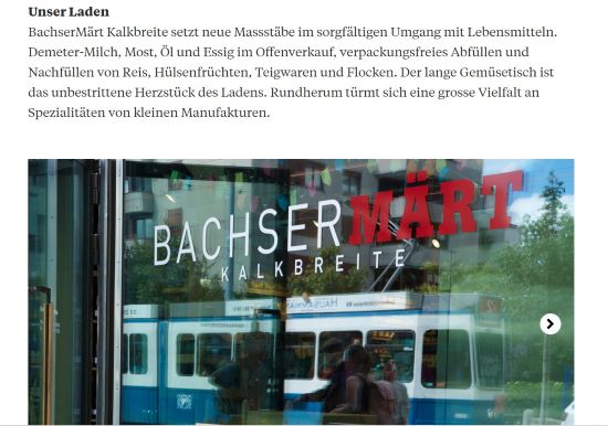 BachserMärt Kalkbreite Zürich - Kalkbreite