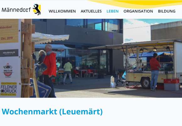 Wochenmarkt Männedorf - Leuemärt Männedorf