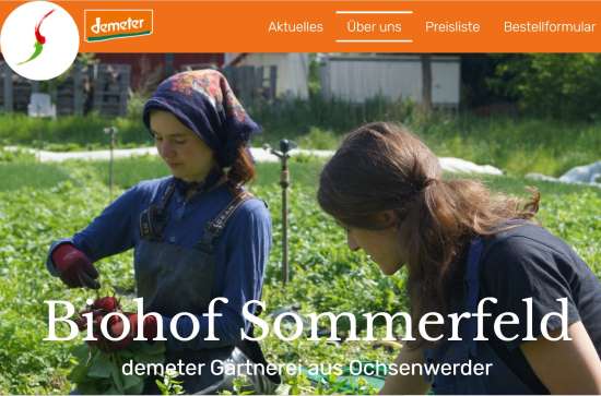 Biohof Sommerfeld Hamburg - Bergedorf - Ochsenwerder