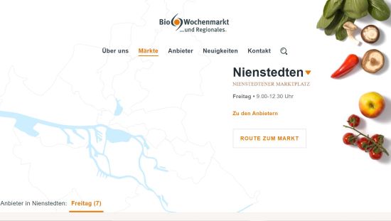 Bio-Wochenmarkt Nienstedten Hamburg-Altona-Nor Nienstedten