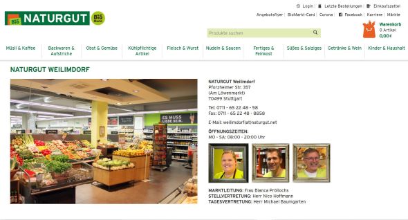 Biomarkt NATURGUT Weilimdorf Stuttgart - Weilimdorf