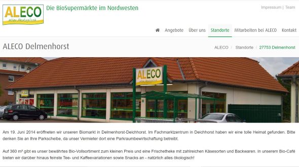 ALECO BioMarkt Delmenhorst Delmenhorst-Deichhorst
