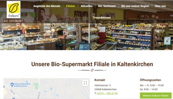 Erdkorn Bio-Supermarkt Kaltenkirchen
