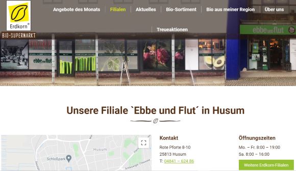 Erdkorn Biomarkt Husum Husum
