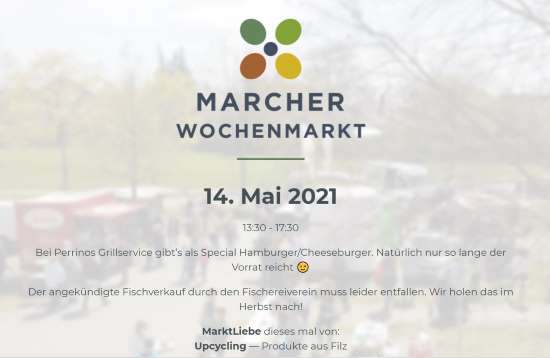 Marcher Wochenmarkt March-Buchheim
