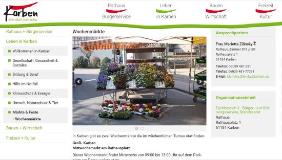 Wochenmarkt Groß-Karben Groß-Karben