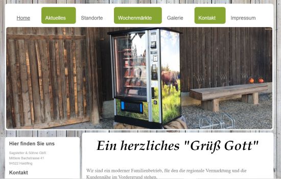 Sagstetters Gemüseladen und Verkaufsautomat Wallersdorf-Haidlfing