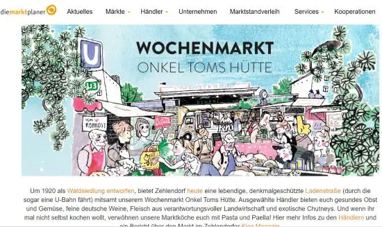 Wochenmarkt Onkel Toms Hütte Berlin-Zehlendorf