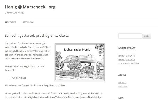 Imkerei Marscheck Berlin-Lichtenrade