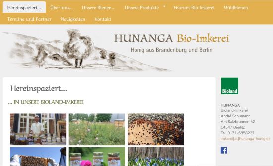 Bio-Imkerei Hunanga Beelitz