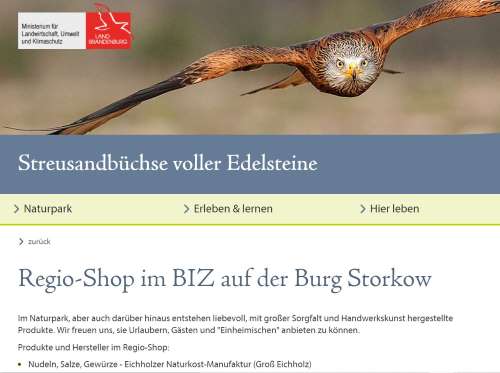 Hofladen Regioshop Burg Storkow Storkow (Mark)