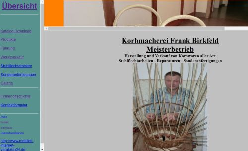 Korbmacher Frank Birkfeld Rudolstadt-Cumbach