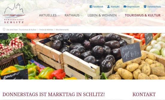 Schlitzer Wochenmarkt Schlitz