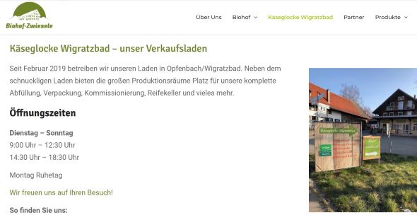Käseglocke Wigratzbad Opfenbach-Wigratzbad