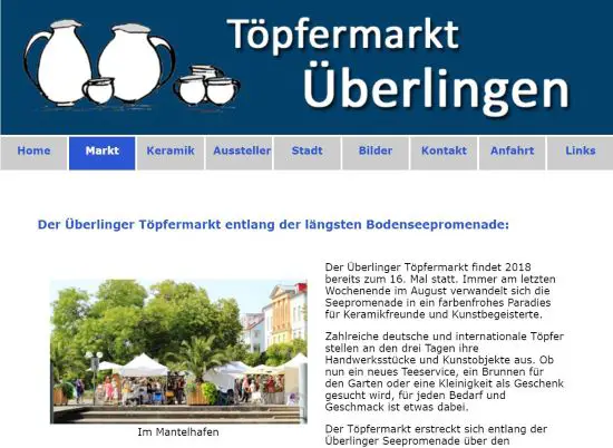 Töpfermarkt Überlingen Überlingen