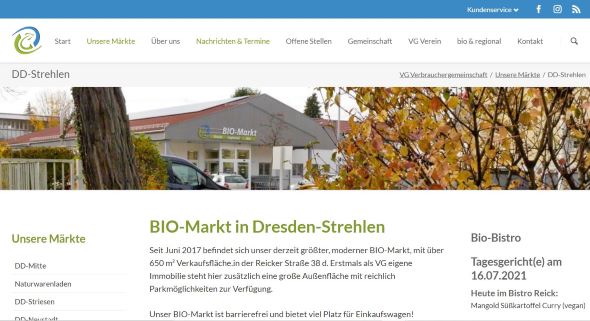 VG BIO-Markt in Dresden-Strehlen Dresden-Strehlen