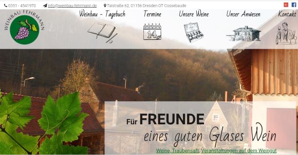 Weinbau und Winzerhof Ines Fehrmann Dresden-Cossebaude