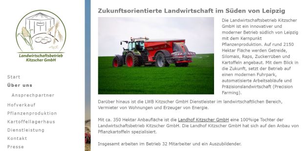 Hofautomat  und Hofladen Landwirtschaftsbetrieb Kitzscher Kitzscher