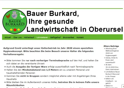Kelter Bauer Burkard und Hofladen Oberursel (Taunus)