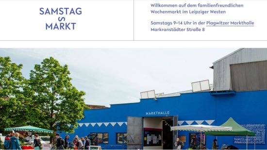 Leipziger Markt in der Plagwitzer Markthalle Leipzig-Plagwitz