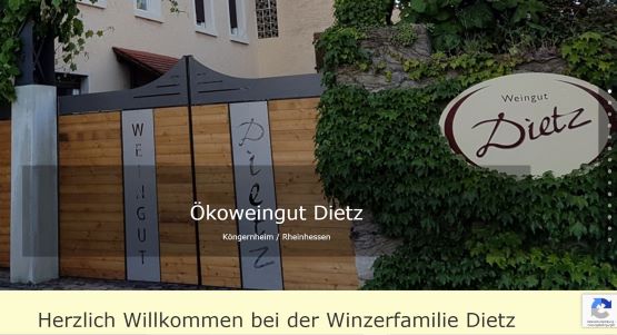 Ökoweingut und Straußwirtschaft Walter und Markus Dietz Köngernheim