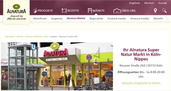 Alnatura Bio-Supermarkt Köln-Nippes