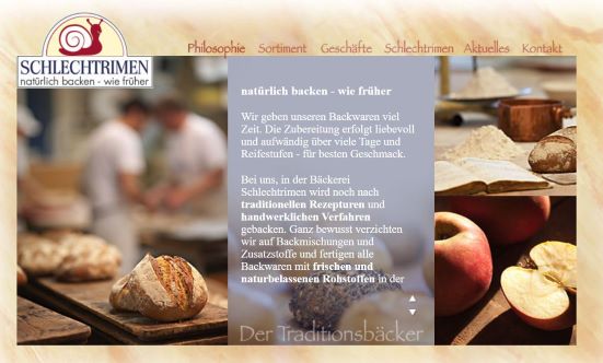 Hauptgeschäft Bäckerei Schlechtrimen mit Café Köln-Kalk