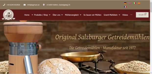 Agrisan - Salzburger Getreidemühlen Manufaktur Hallein