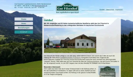 Hofladen Gut Filzenhof Niedermoosen