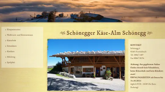 Schönegger Käse-Alm Schönegg Rottenbuch