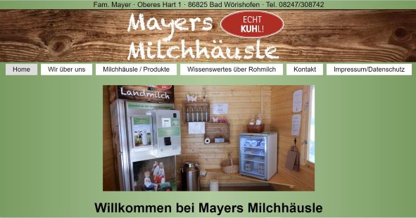 Mayers Milchhäusle - Milchtankstelle Bad Wörishofen