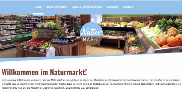 Naturmarkt Schleswig Schleswig