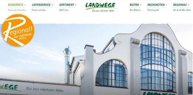 Landwege Bio-Markt in der Ziegelstraße Lübeck - Holstentor Nord