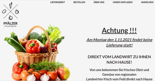 Pfälzer-Frischebote - Lieferservice und Hofladen Frankenthal-Flomersheim