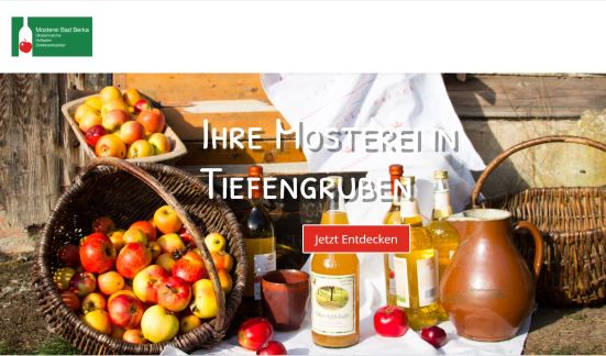 Hofladen und Mosterei Tiefengruben Bad Berka - Tiefengruben