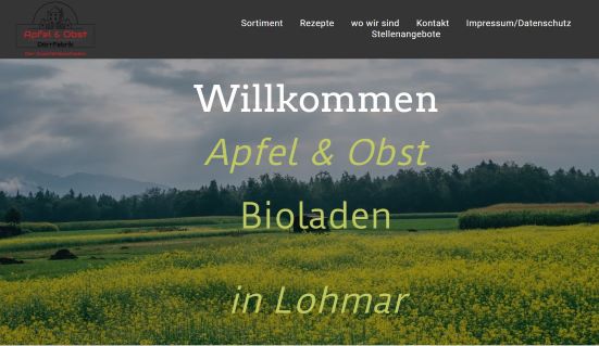 Bioladen Apfel und Obst Lohmar