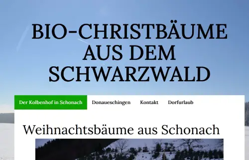 Land- und Forstwirtschaft Bolkart Schonach im Schwarzwald