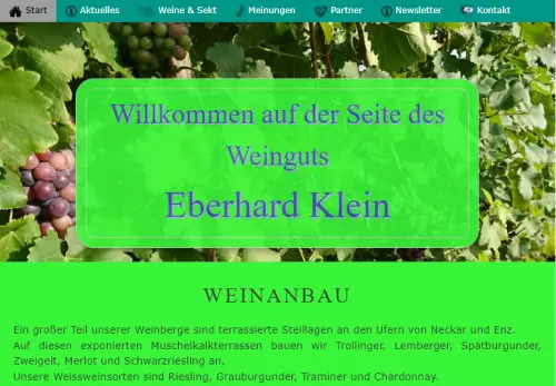 Weingut Eberhard Klein Walheim