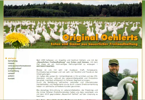 Geflügel - Oehlert Bauernhof mit Hofladen Zarnewanz