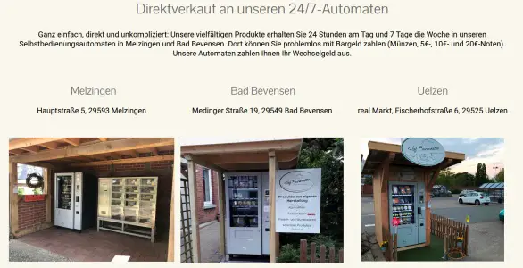 Hof Burmester Verkaufsautomat Bad Bevensen Bad Bevensen