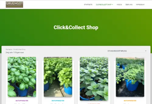 Hofverkauf und Click&Collect Shop - Gather Gartenbau Tönisvorst Vorst