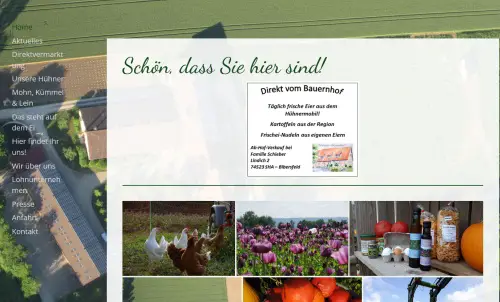 Schiebers Bauernhof - Direktvermarktung Schwäbisch Hall-Bibersfeld