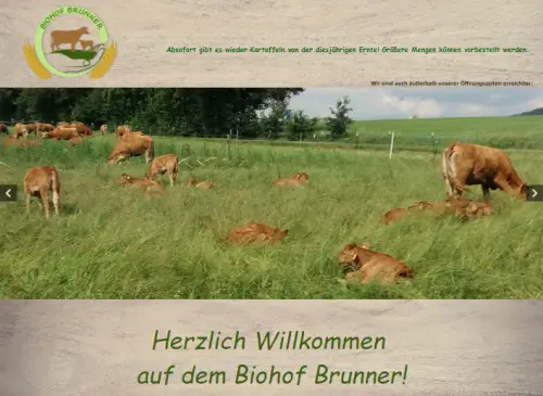 Biohof Brunner Hofladen Kemnath Eisersdorf