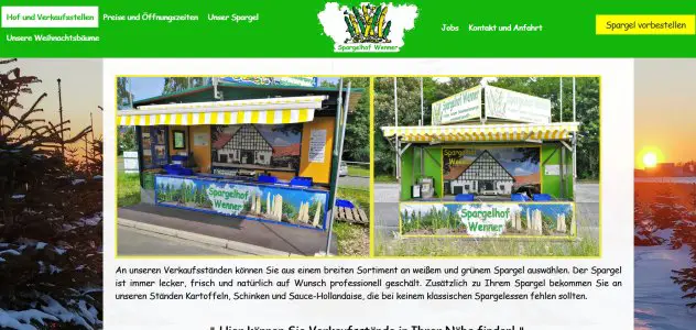 Spargelhof Wenner Verkaufsstand Herford Herford