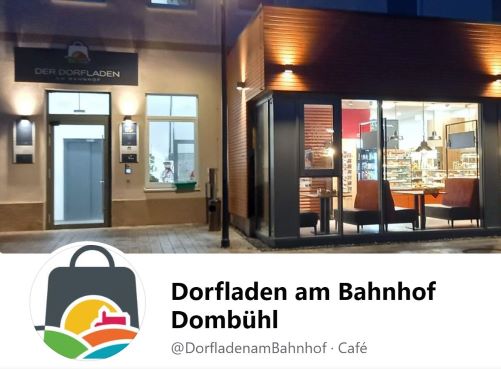 Der Dorfladen am Bahnhof und Café Gleis D Dombühl
