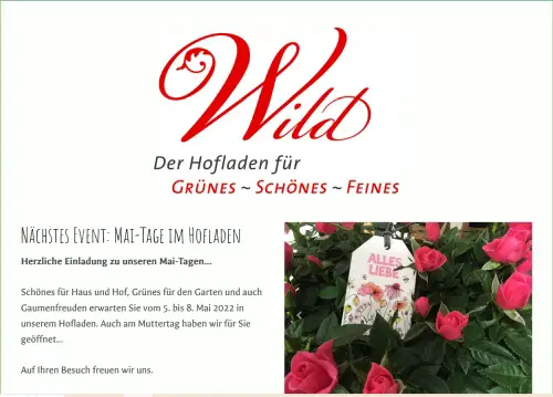 Wild, Hofladen für Grünes-Feines-Schönes Zeulenroda-Triebes