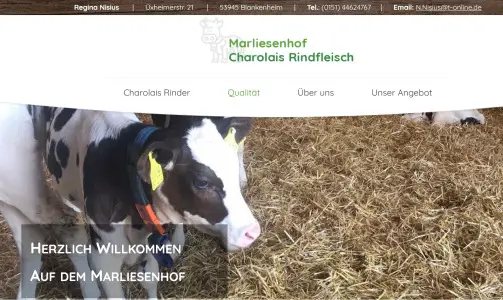 Marliesenhof - Rindfleisch direkt vom Landwirt Blankenheim-Uedelhoven