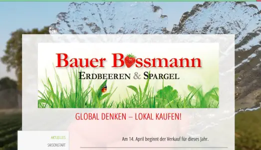 Bauer Bossmann Verkaufsstand Monheim Bleerstr. Monheim am Rhein