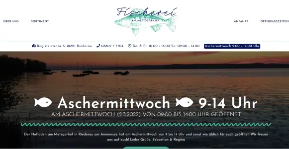 Fischerei Metzger mit Hofladen Riederau